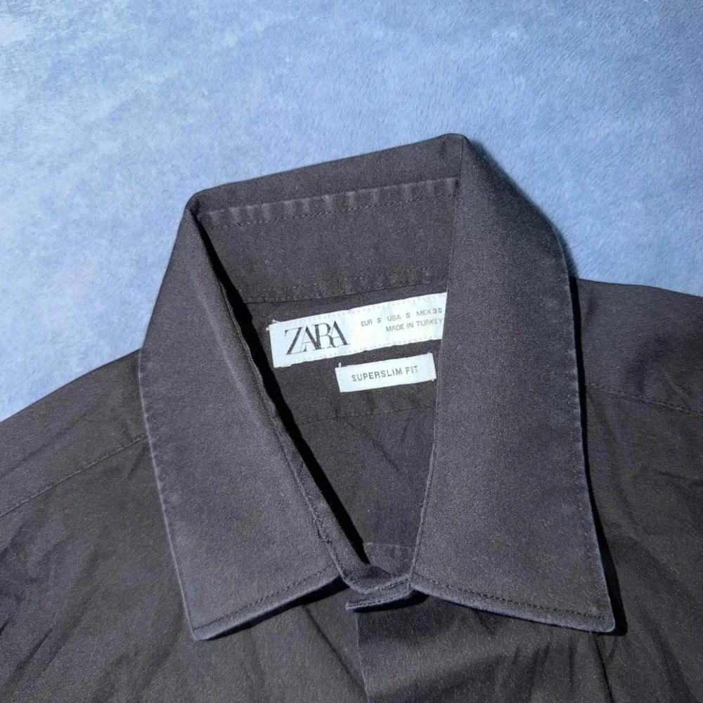 Zara Black Button Up Shirt